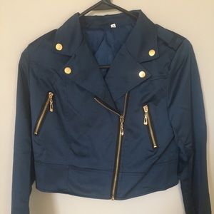 Crop Motto Jacket